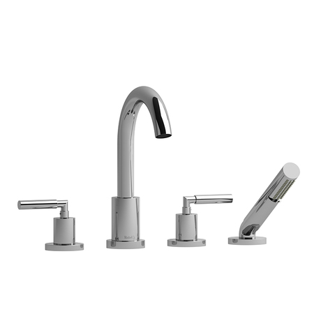 RIOBEL 4-Piece Deck-Mount Tub Filler With Hand Shower SY12LC